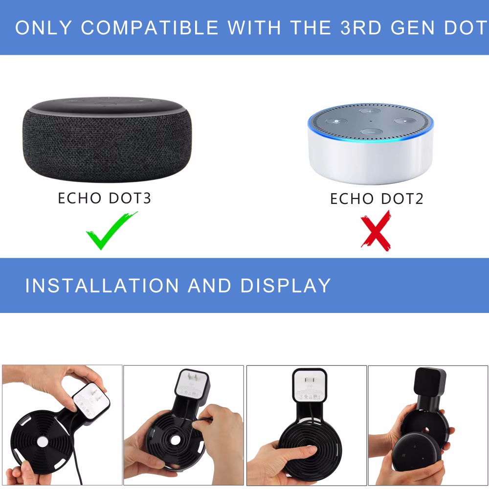 Speaker Wall Mount Holder Stan - Amazon Speaker Echo Pop ulasan dan harga
