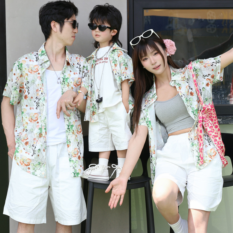 Holiday Look Parent-child Flor - Plant Parent Clothing ulasan dan harga