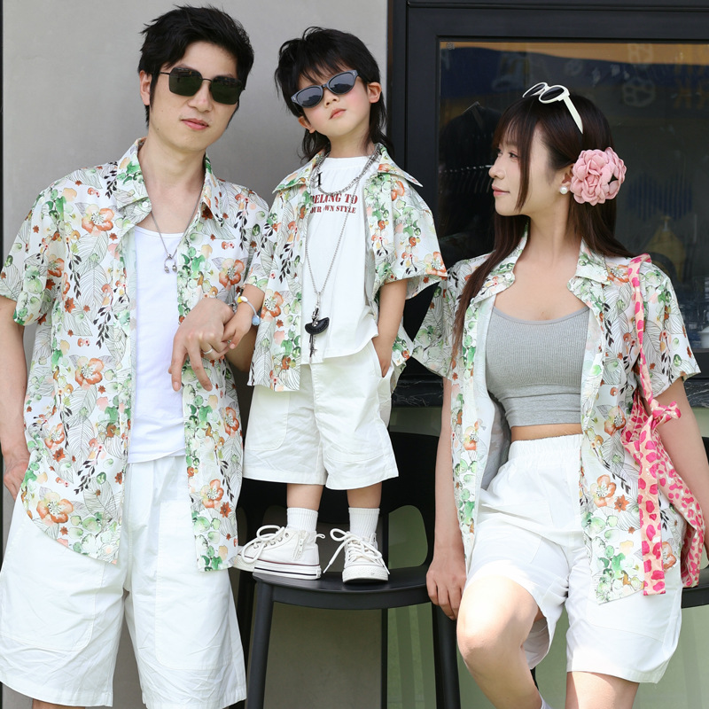 Holiday Look Parent-child Flor - Plant Parent Clothing ulasan dan harga