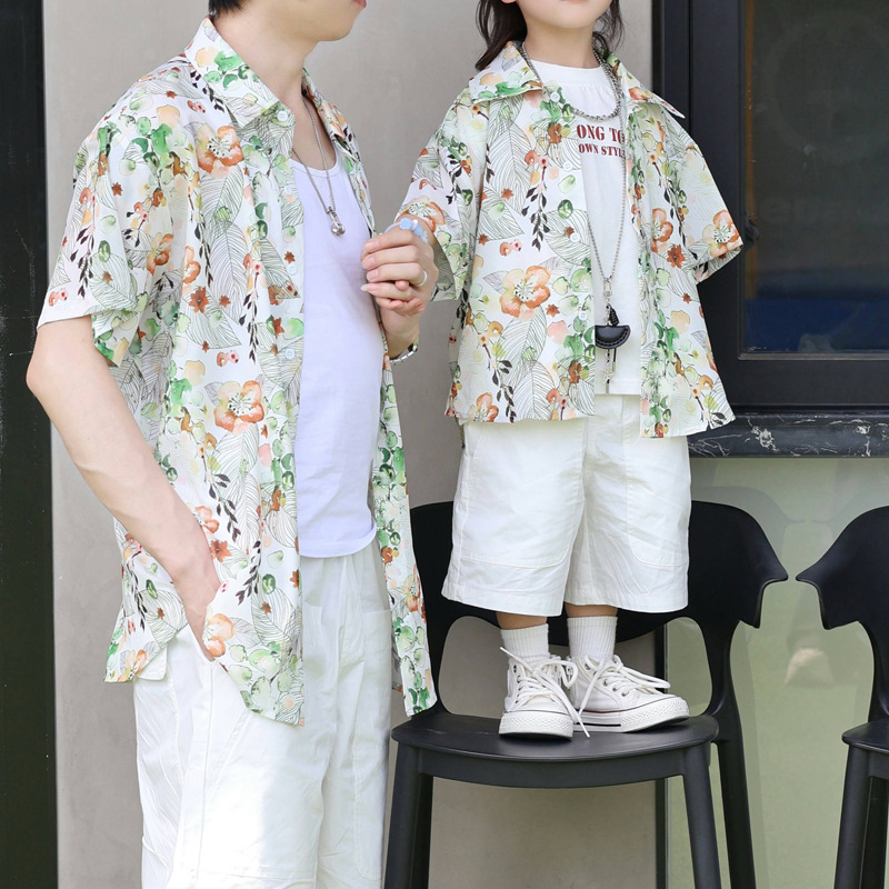 Holiday Look Parent-child Flor - Plant Parent Clothing ulasan dan harga