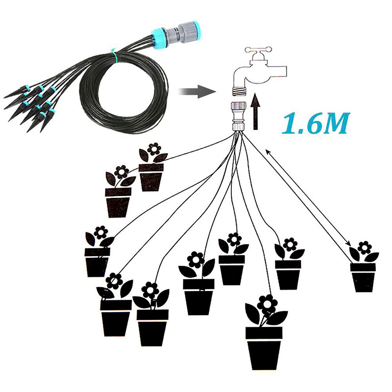 10Pcs Drip Irrigation Kit Plan - Plant Parent Kit ulasan dan harga