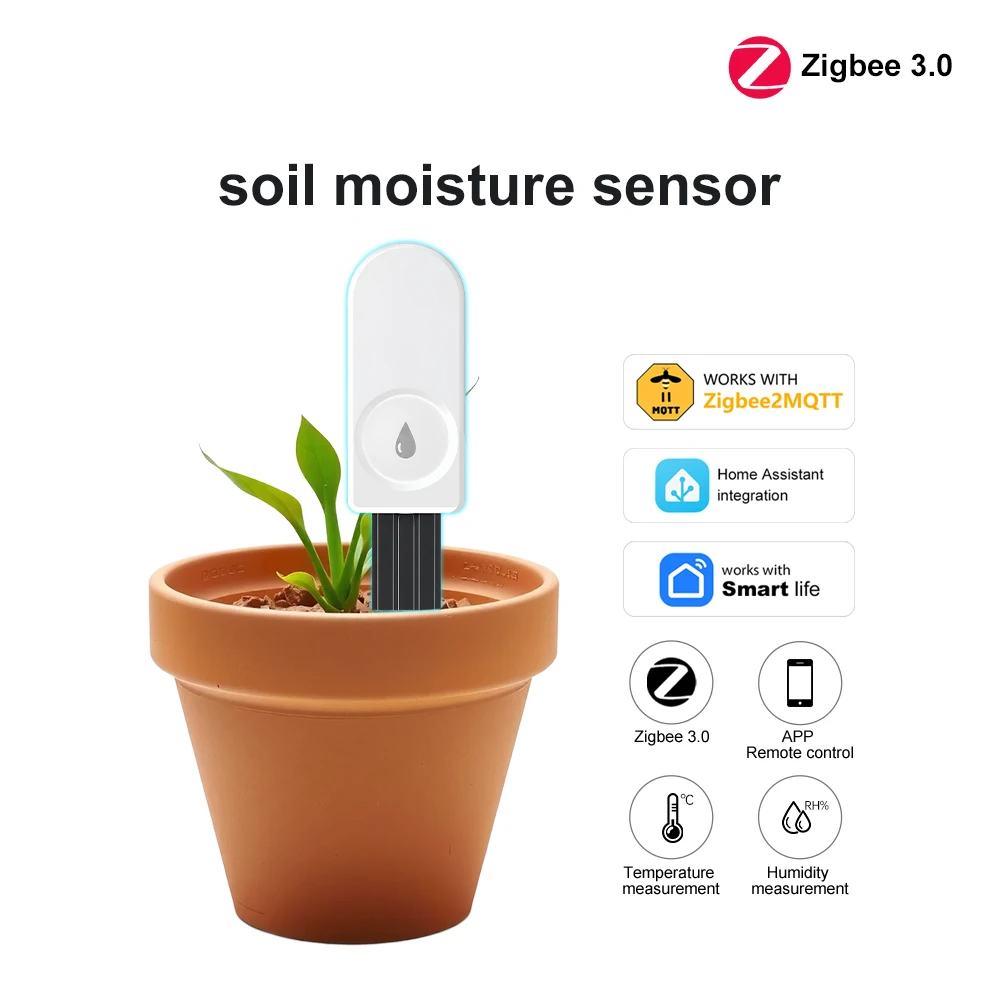 ZigBee Smart Soil Moisture Sen - Plant Parent App ulasan dan harga